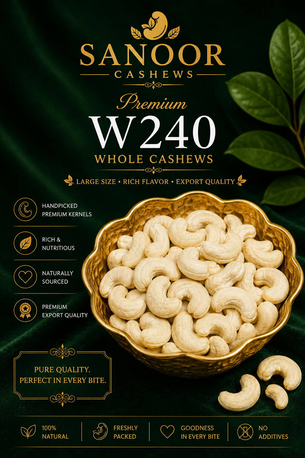 Premium Cashews W240